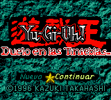 Yu-Gi-Oh! - Duelo en las Tinieblas (Spain) Title Screen